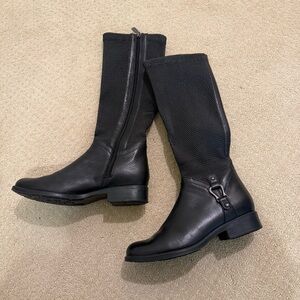 Blondo Black Aqua Protect Knee High Stretch Boots